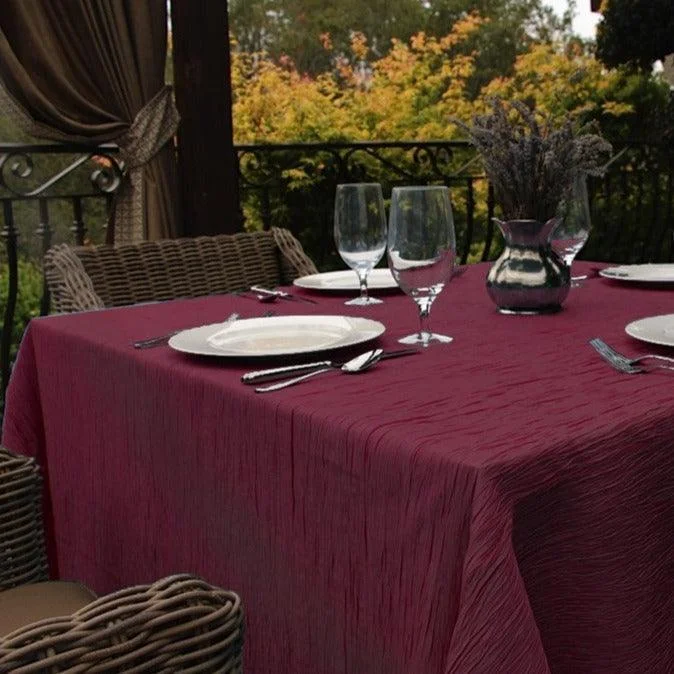 Square Crinkle Taffeta Tablecloth