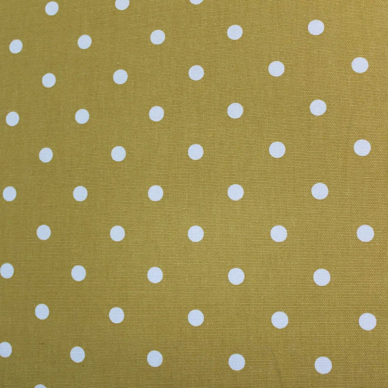 Spots Home Furnishing Fabric - Mustard Yellow