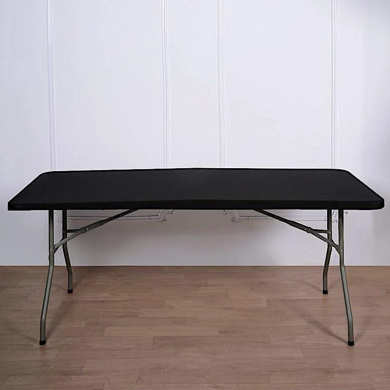 6 ft Fitted Spandex Rectangular Table Top Cover