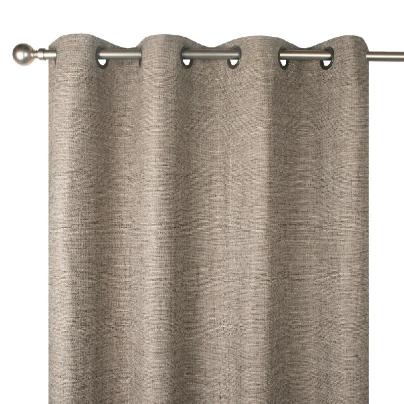 Grommet curtain panel - Scott - Brown - 54 x 96''