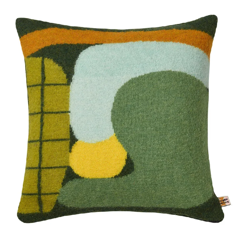 Huddle Square Cushion - Green / Large