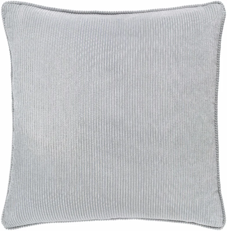 Ngaruawahia Light Gray Square Throw Pillow - Clearance