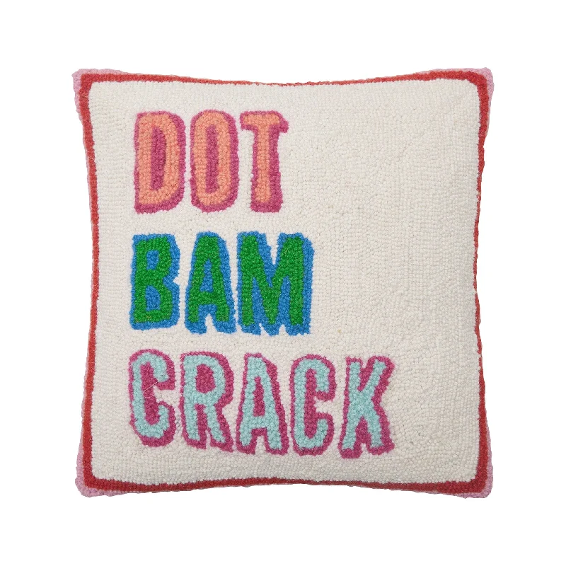 Dot Bam Crack Hook Pillow