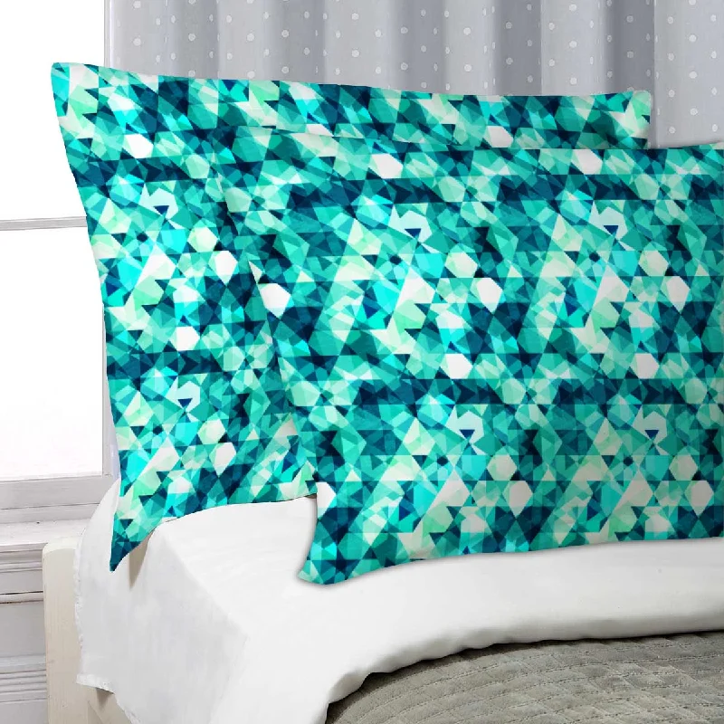 ArtzFolio Blue Crystal D1 Pillow Cover Case